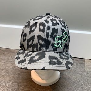 Fox Riders Animal Print with Logo Baseball Hat